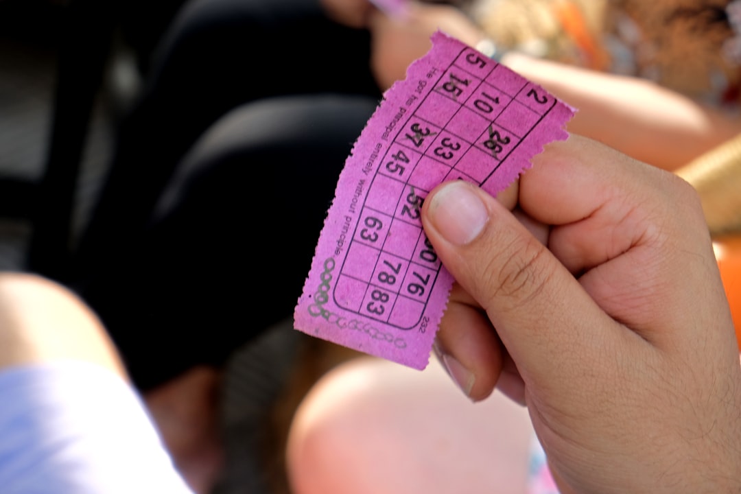 Photo Lottery ticket